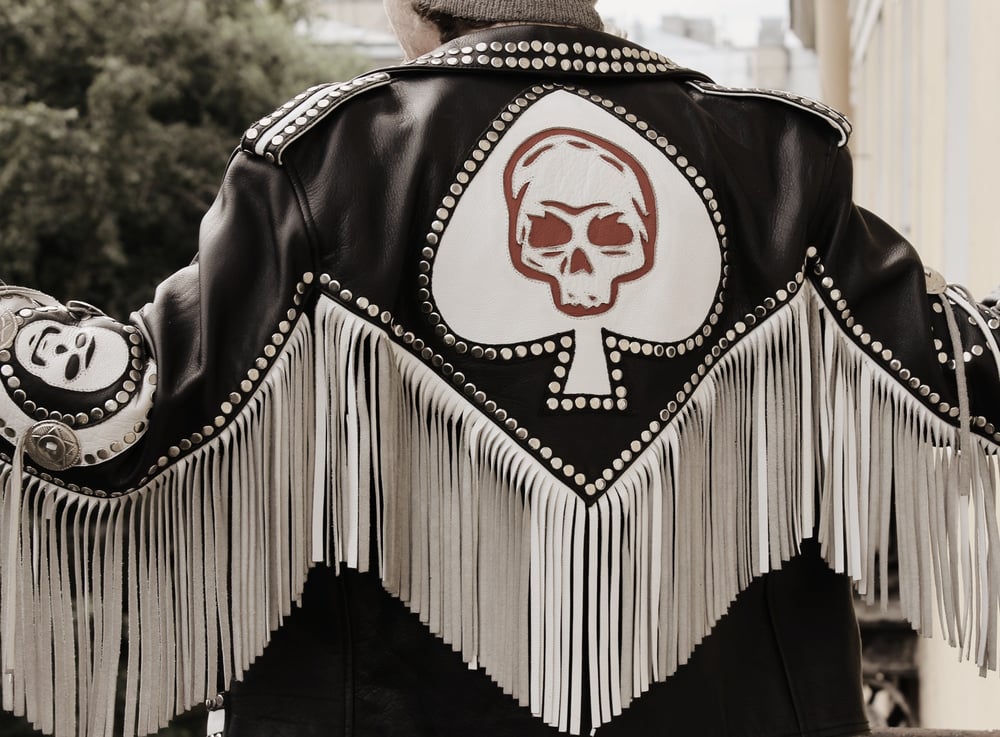 Image of Ace of Spades Leather Jacket