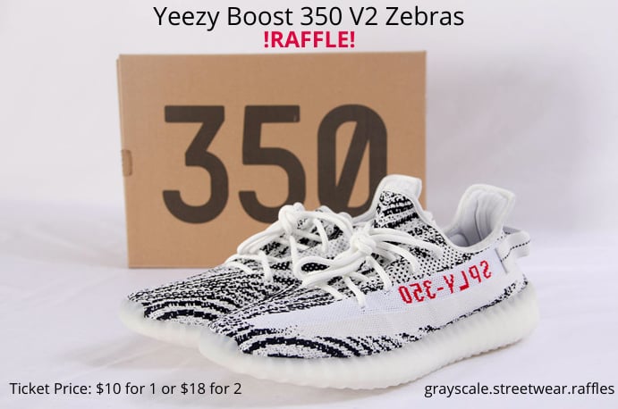 Adidas Yeezy Boost 350 V2 Zebra Raffle 