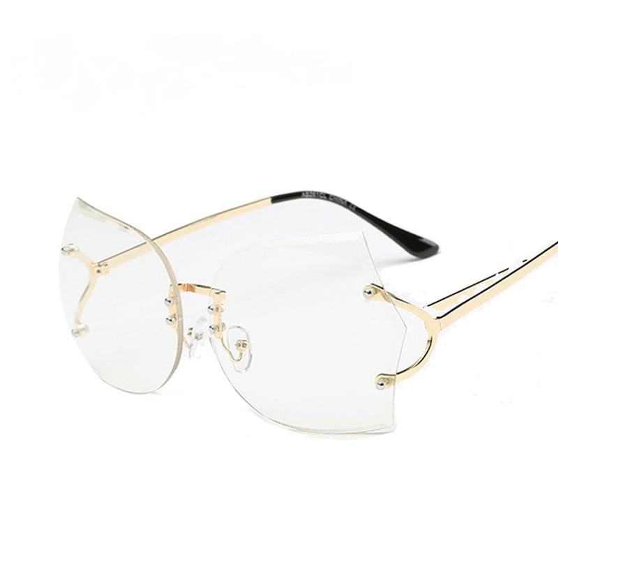 Image of Trendy Rimless oversized glasses