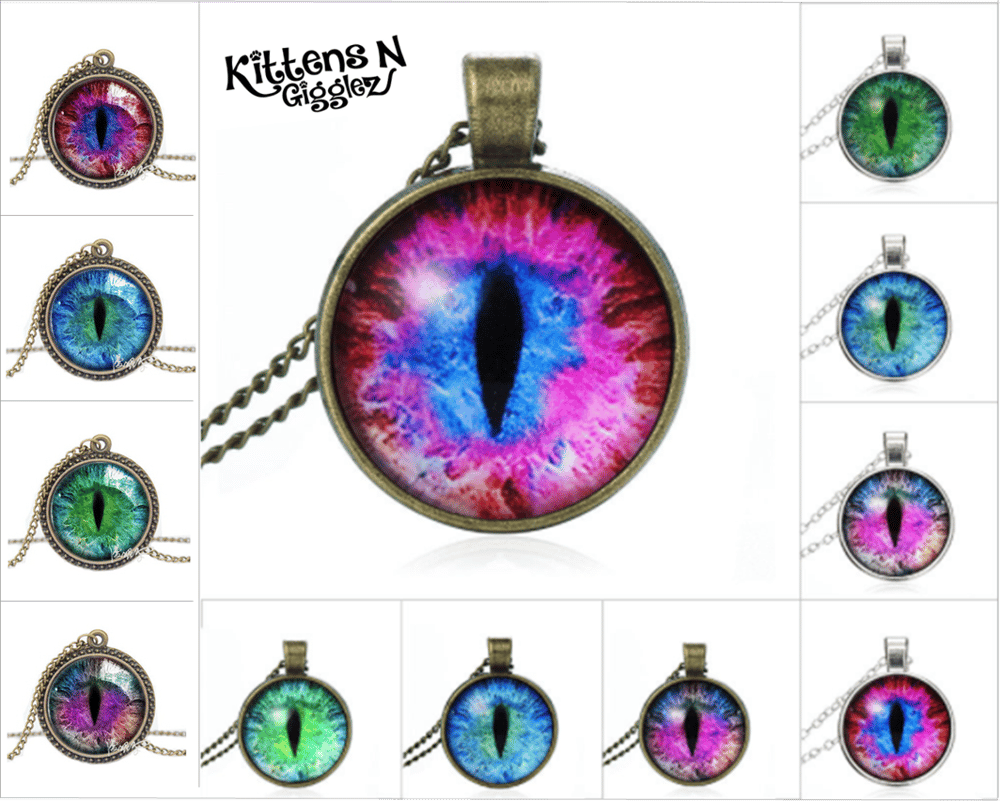 Image of Vintage Cat Eye Necklace