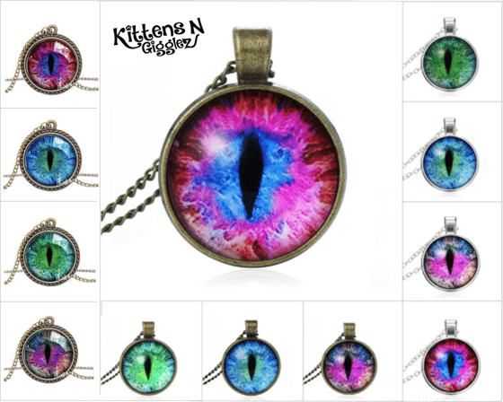 Image of Vintage Cat Eye Necklace