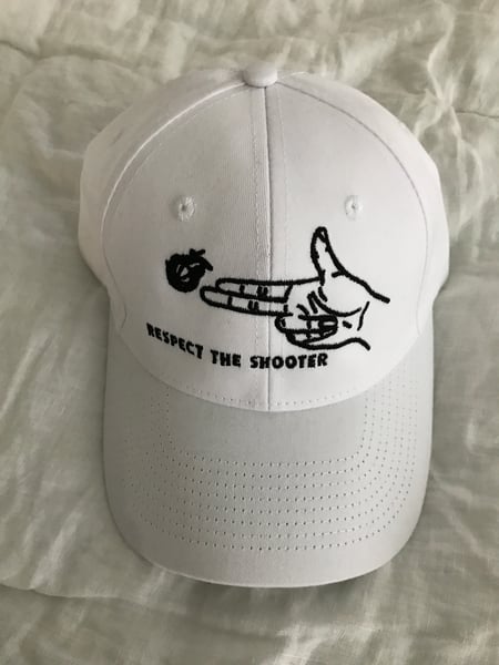 Image of Respect The Shooter "Dad Hat"-White