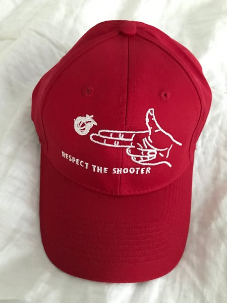 Image of Respect The Shooter "Dad Hat"-Red