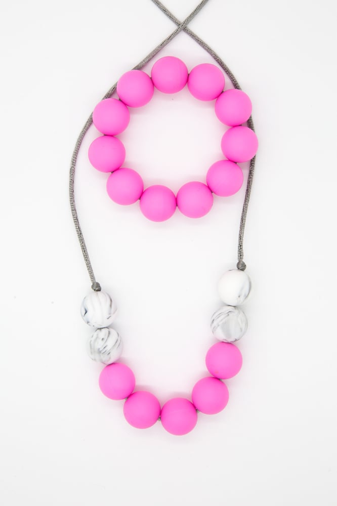 Pink necklace for kids Clearance