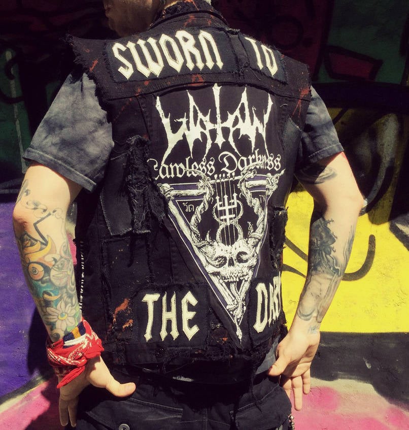 Image of Black Metal Vest