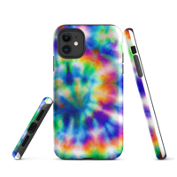 Image 3 of Tie Dye - Tough iPhone case Rainbow