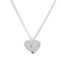 Personalised 9K Gold love heart necklace
