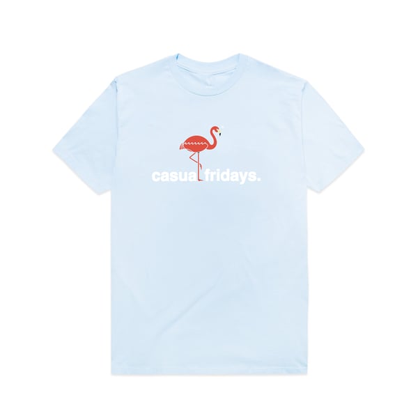 Image of Flamingo Logo Tee (Blue)