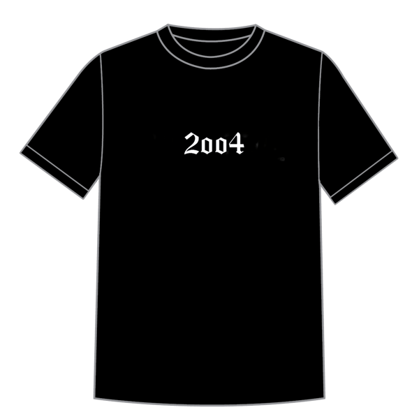 Image of 2oo4 TEE [BLACK]