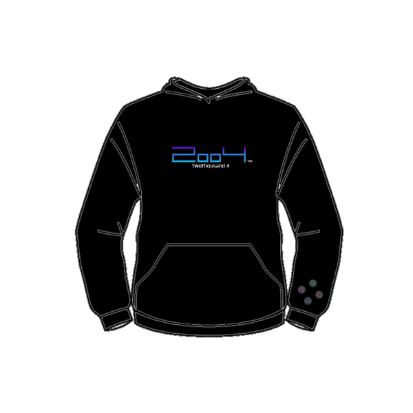 Image of 2oo4 PS2 Hoodie [BLACK]