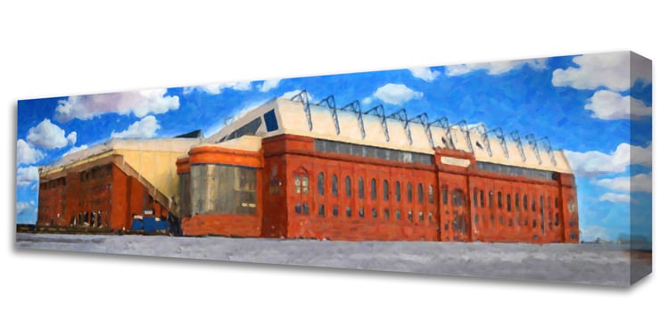 Image of Ibrox Stadium - Watercolour Design