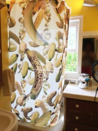 Image 2 of Spinning Banana Shower Curtain