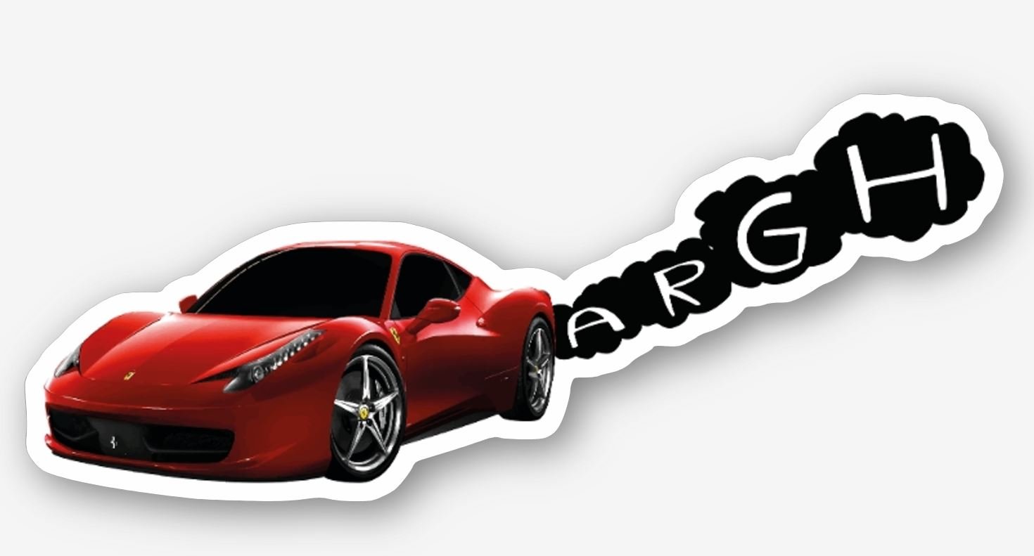 Image of FerrARGHri sticker