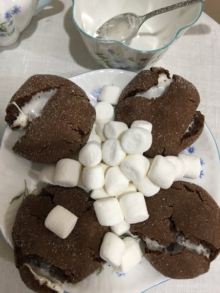 Image of Chocolate Cloud Cookies - TWO DOZEN