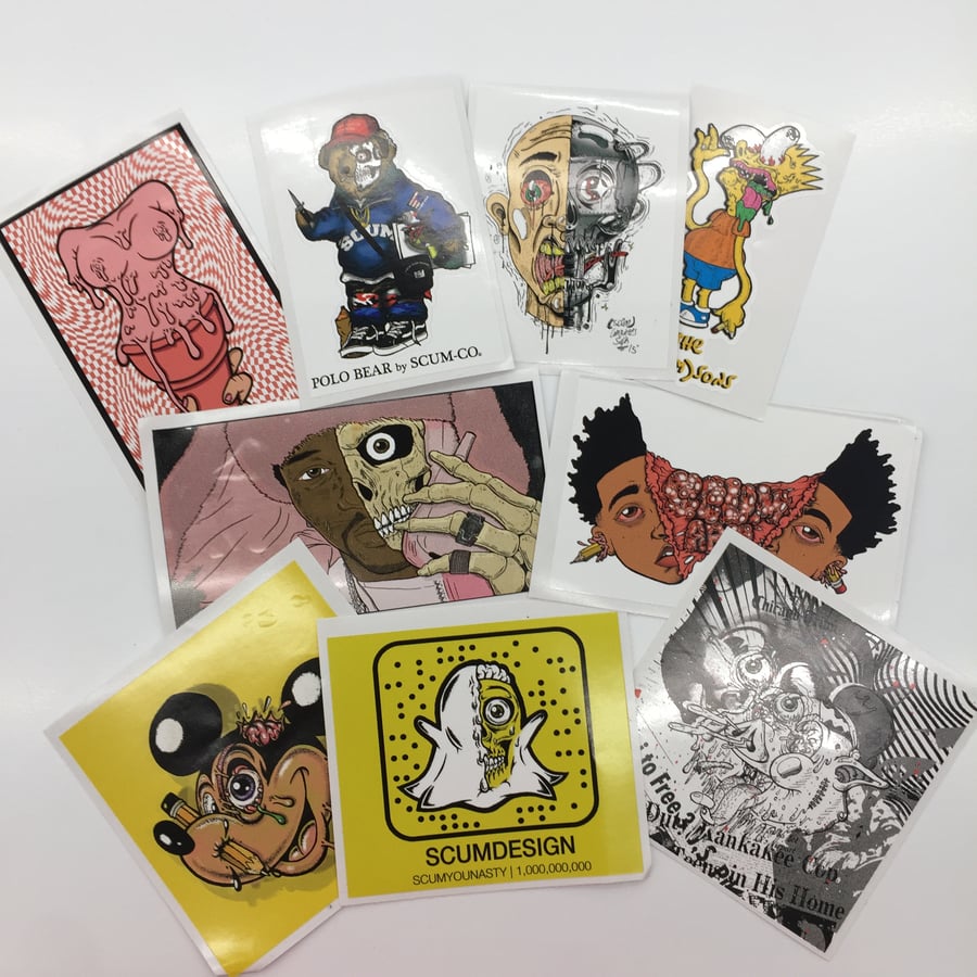 Image of Scum-Co Sticker Pack