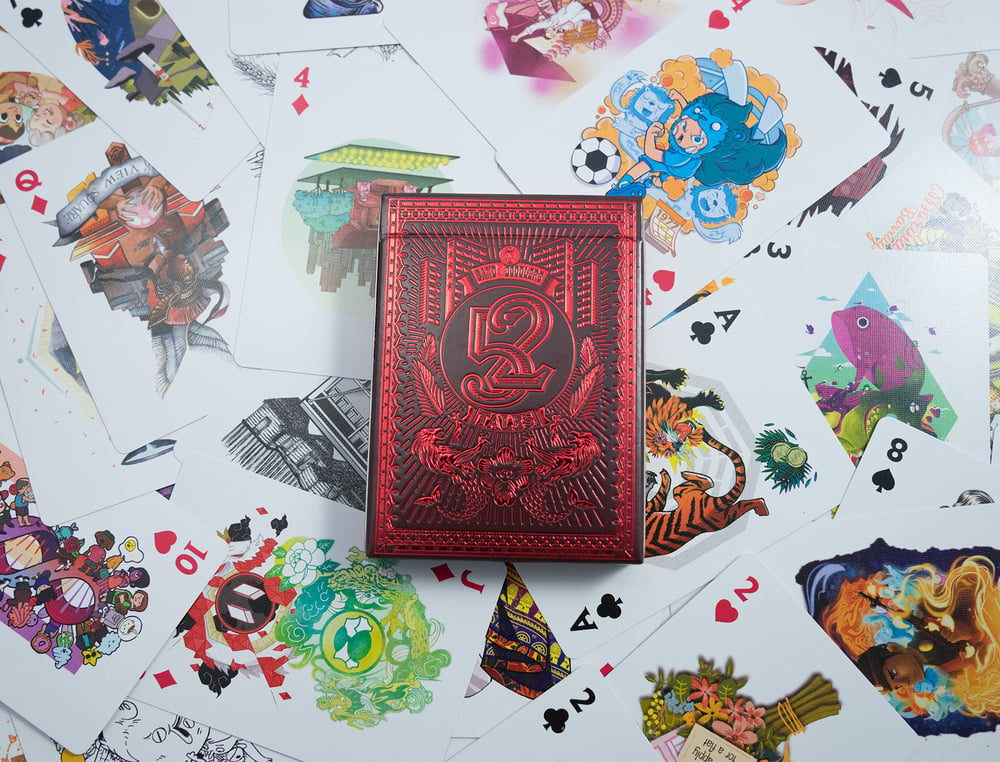 Image of 52 Tales Playing Cards For Tommaso