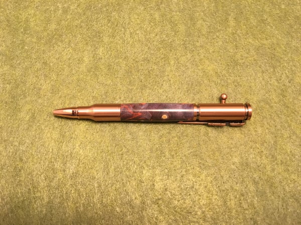 Image of Copper Bolt Action Bullet Pen