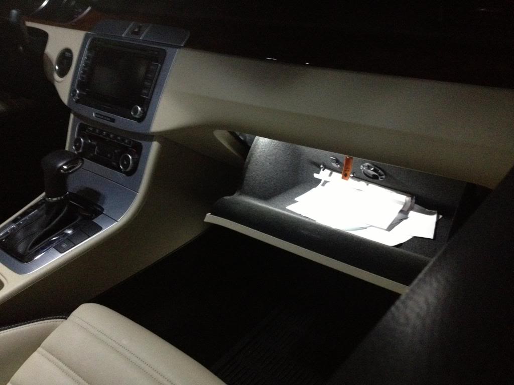 Image of Glove box LED - Bright - Crisp White - Error Free fits: MKVII 2015+ Volkswagen GTI / Golf