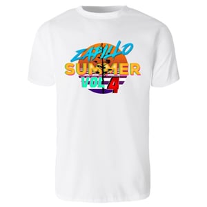Image of Zapillo Summer Vol 4 - Camiseta Blanca Unisex