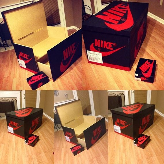 Custom nike shoe storage box new arrivals