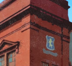 Image of Vintage style 1970's Ibrox Park