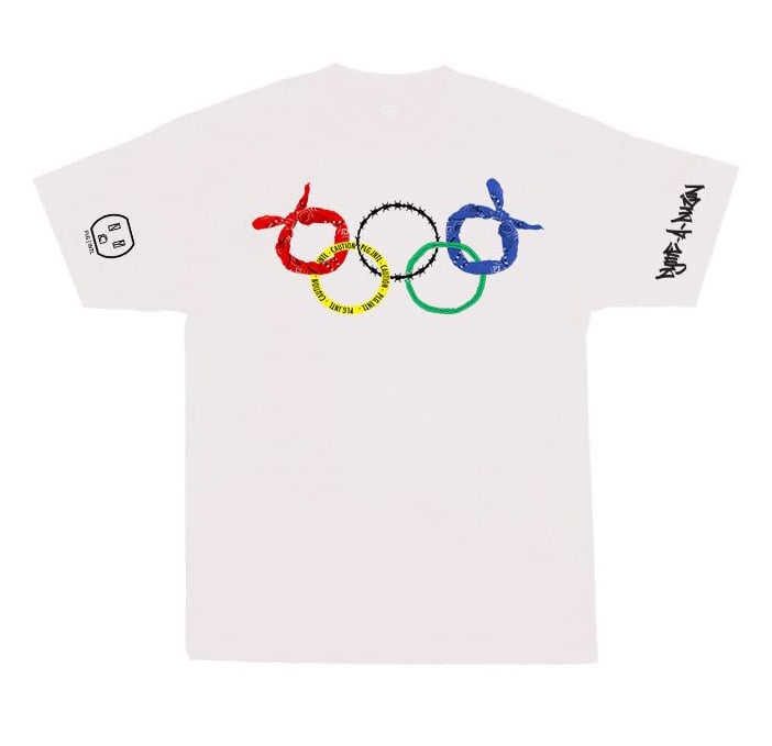 Image of White “Ghetto Olympics” T-Shirt