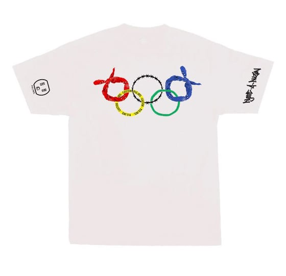 Image of White “Ghetto Olympics” T-Shirt