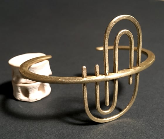 Image of Piercing Cosine Curve Bracelet