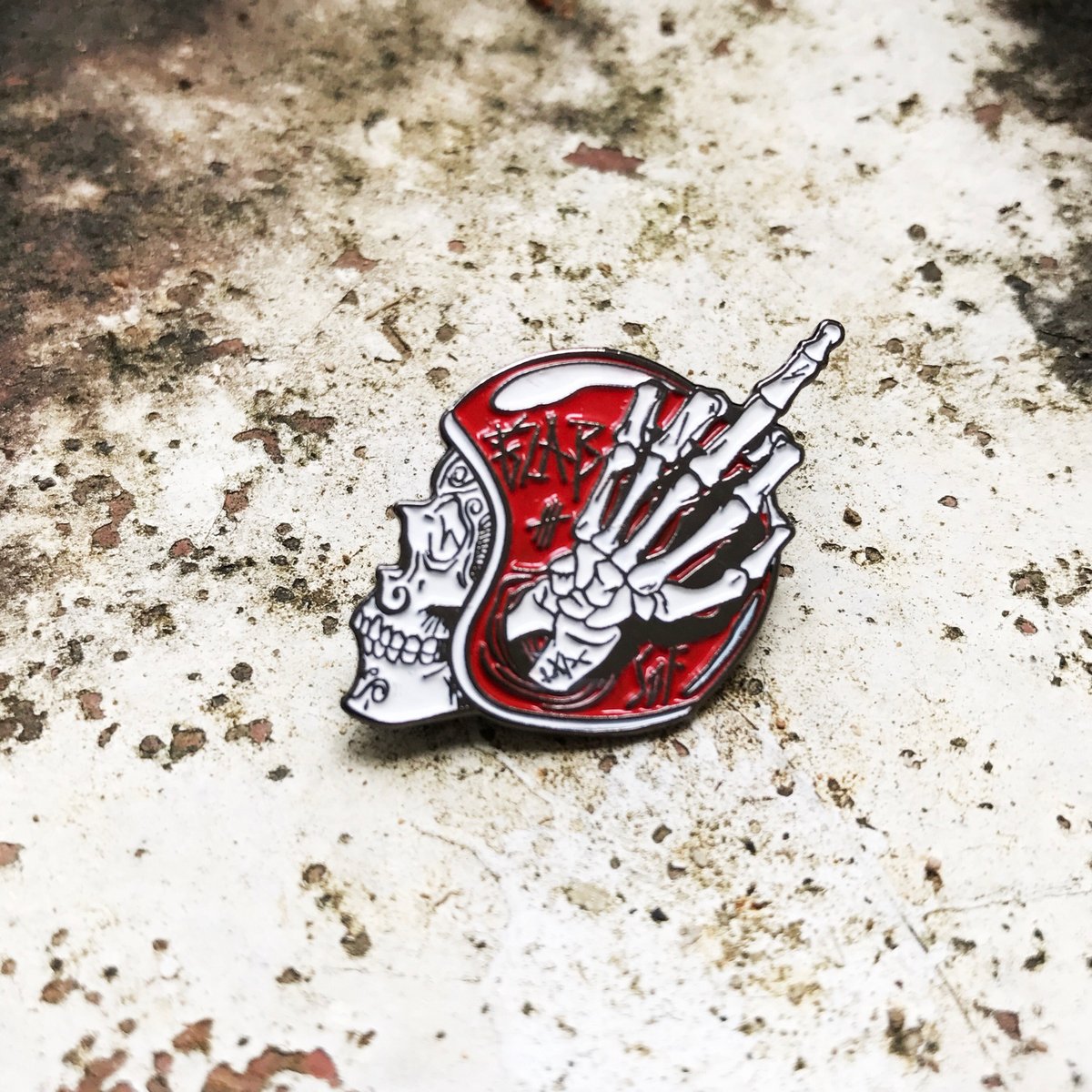 Press F Enamel Pin – smashpansy