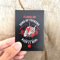 Image 2 of Sons of Fuckers enamel pin