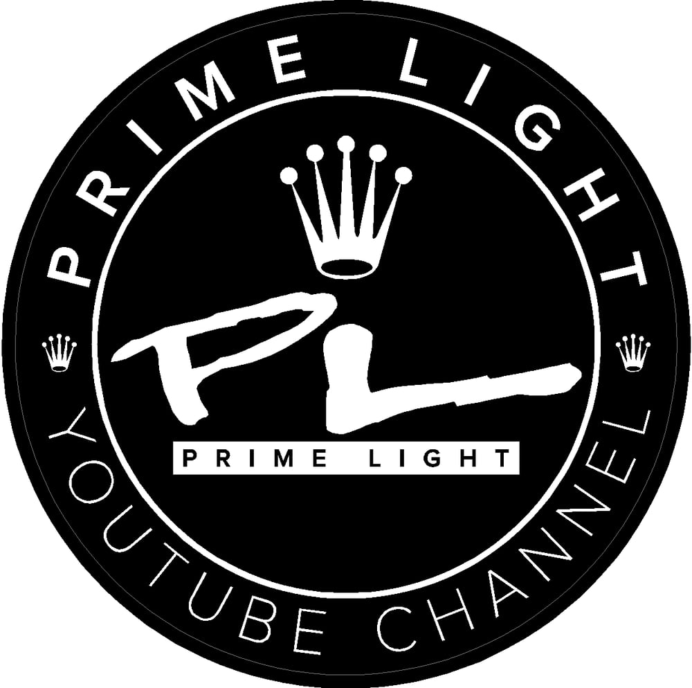 Image of Prime Light Sticker White on Black