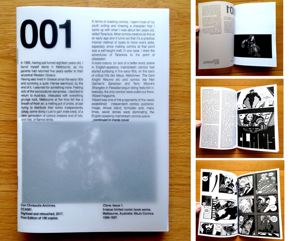 Image of Con Chrisoulis Archives CCA001 — CLANS Issue 1