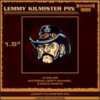 Image 1 of Motorhead - Lemmy Kilmister Enamel Pin