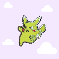 8bit OG Kicking Pika