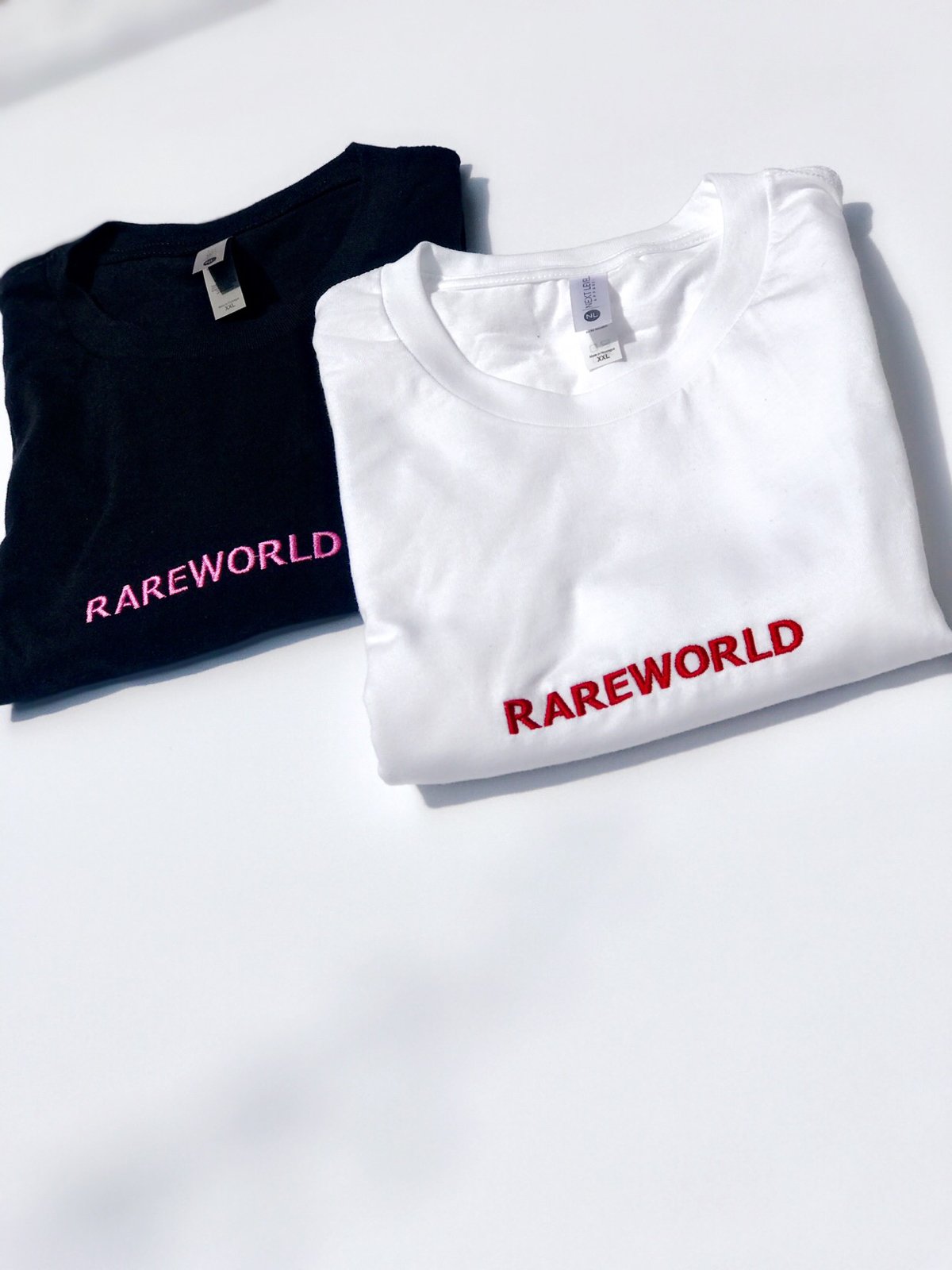 Image of RareWorld White micro word tee