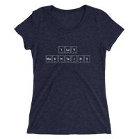 Image 1 of Women's I LuV MoUNTaINS Tee - Navy