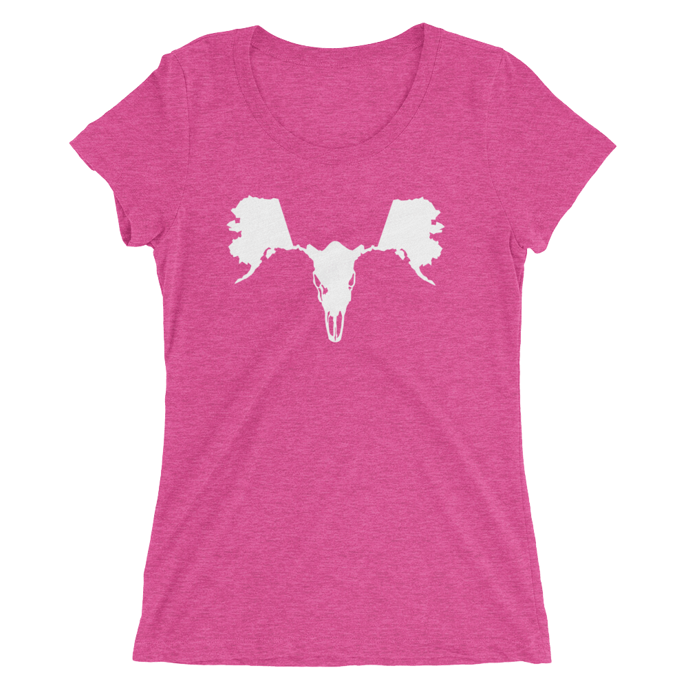 Image of Women’s Alaskull Moose - Pink/White