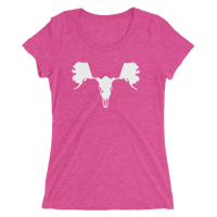 Image 1 of Women’s Alaskull Moose - Pink/White