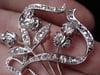 ORIGINAL ART NOUVEAU PLATINUM DIAMOND 2.60CT DIAMOND LAVALIERE