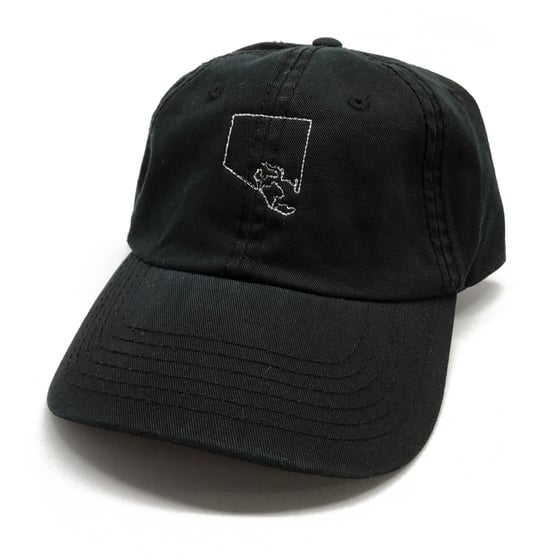 Image of City Outline Dad Hat (black)
