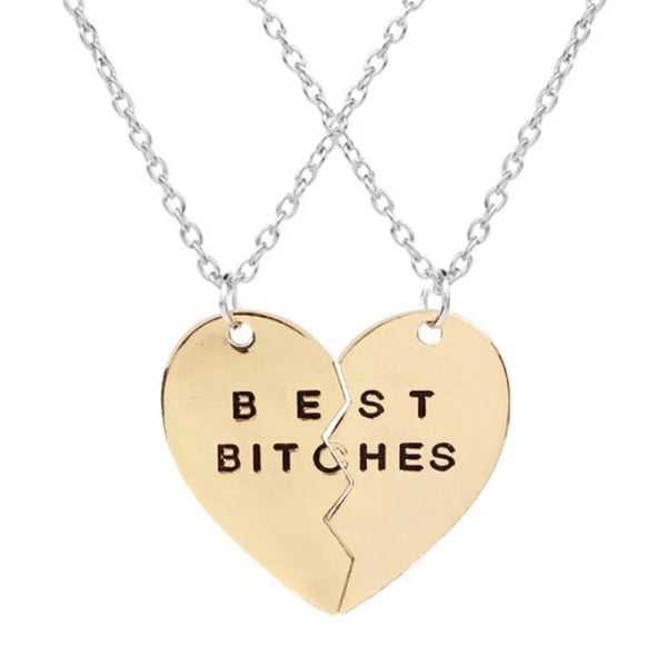 Image of Best Bitches Friendship Necklace