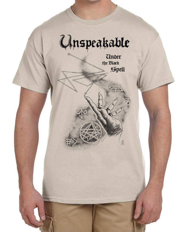 Image of UNSPEAKABLE - Under the Black Spell t-shirt