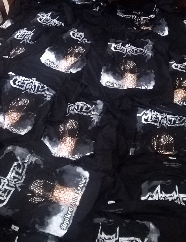 Image of Metaltex - SPIKES AND LEATHER OFFICIAL T- SHIRT