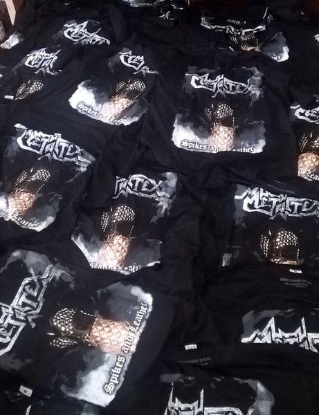 Image of Metaltex - SPIKES AND LEATHER OFFICIAL T- SHIRT