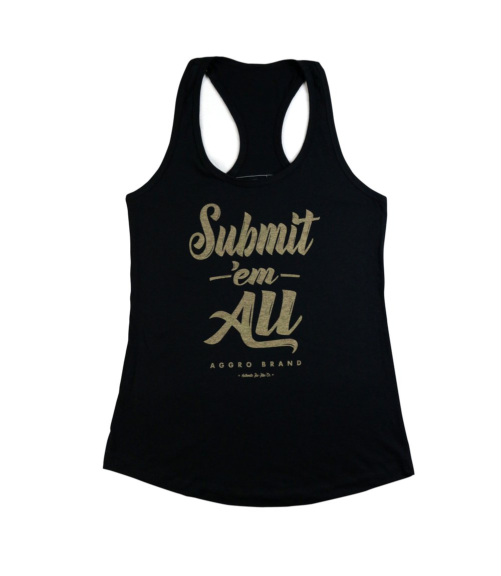 Image of AGGRO BRAND "Submit 'Em All" Tank Top (Ladies')