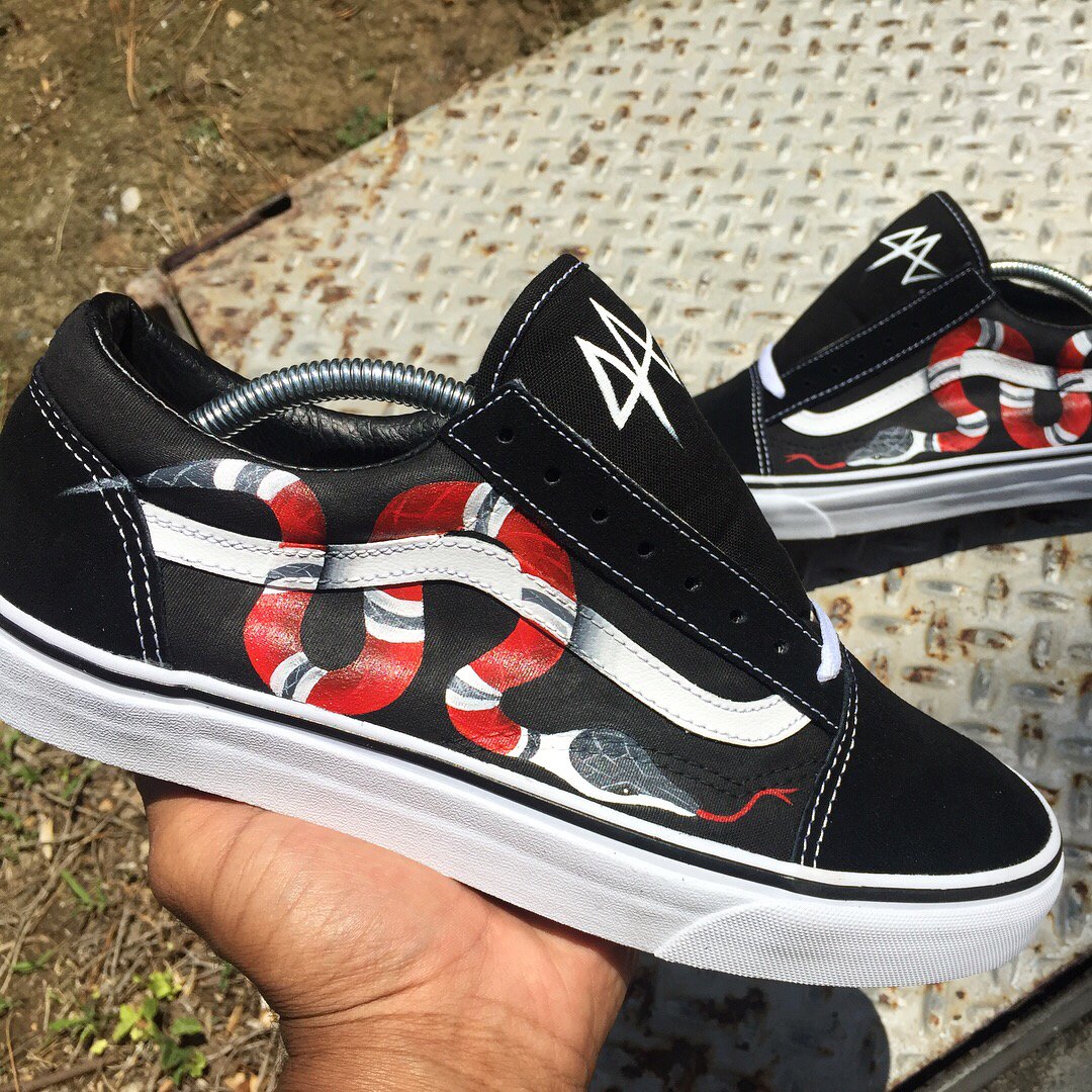 Old Skool Gucci Vans | illCustomz