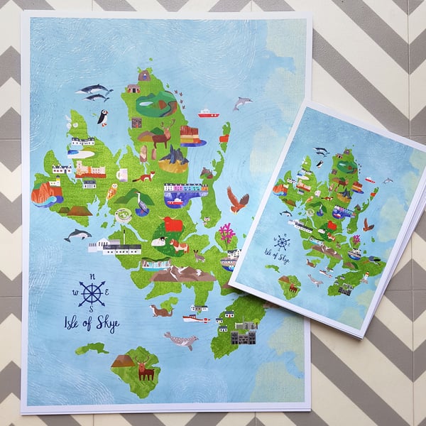 Image of Isle of Skye Map