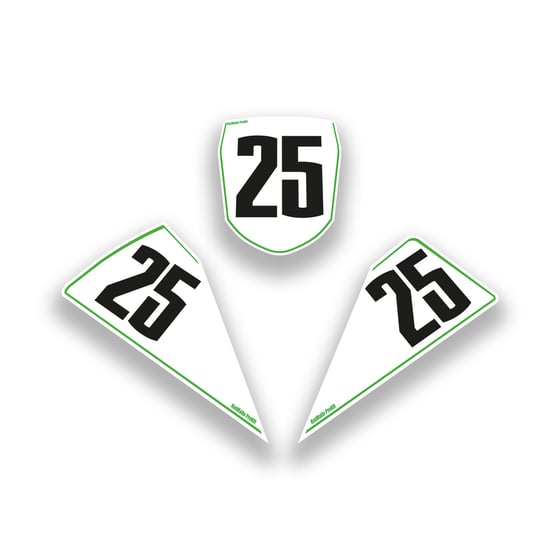 Image of  Race Number Boards. To Fit Kawasaki ZX-10R 2016> (+2011-15)