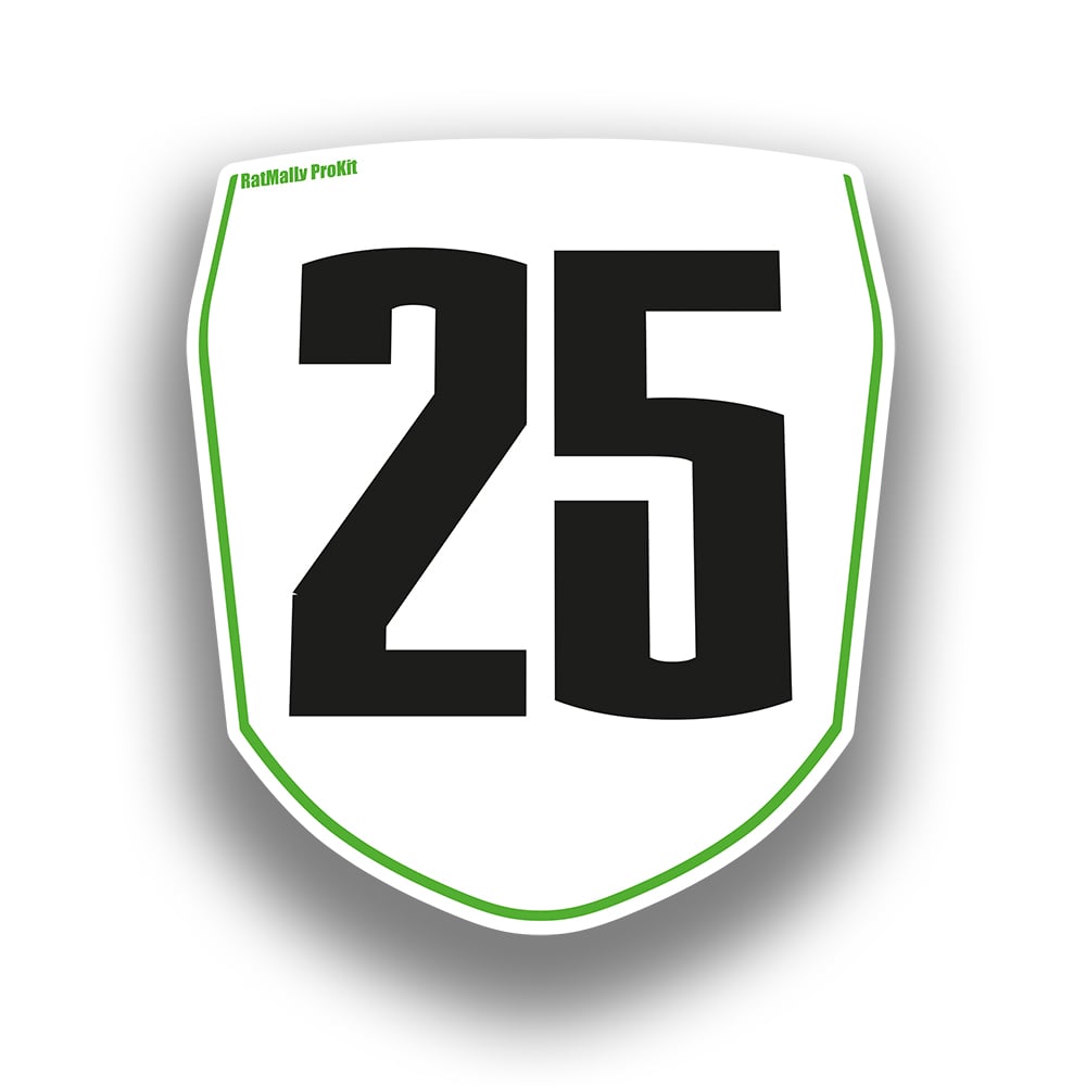 Image of  Race Number Boards. To Fit Kawasaki ZX-10R 2016> (+2011-15)