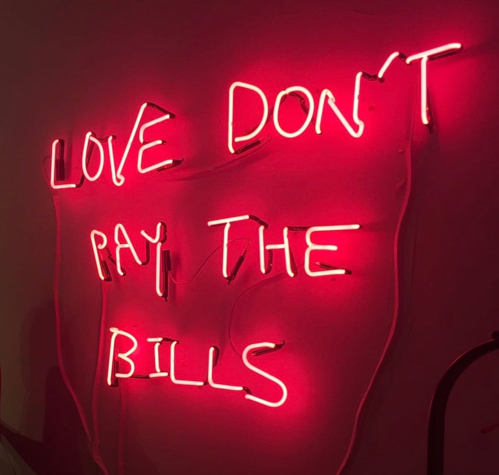 Image of Love don't pay